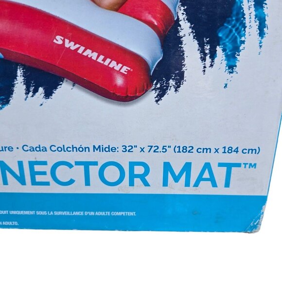 Swimline Set of 2 American Flag 72.5"  Connector Floats Mats Patriotic Ergo Wave - Picture 6 of 7